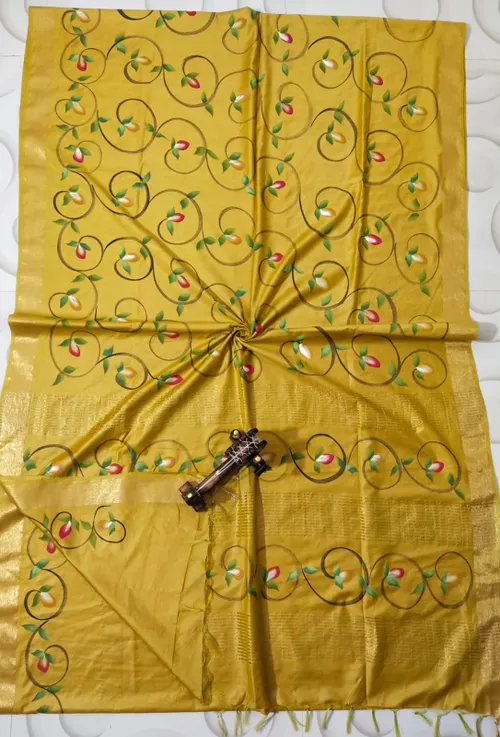 Lightweight Kota Silk Saree – Artisan Woven Elegance